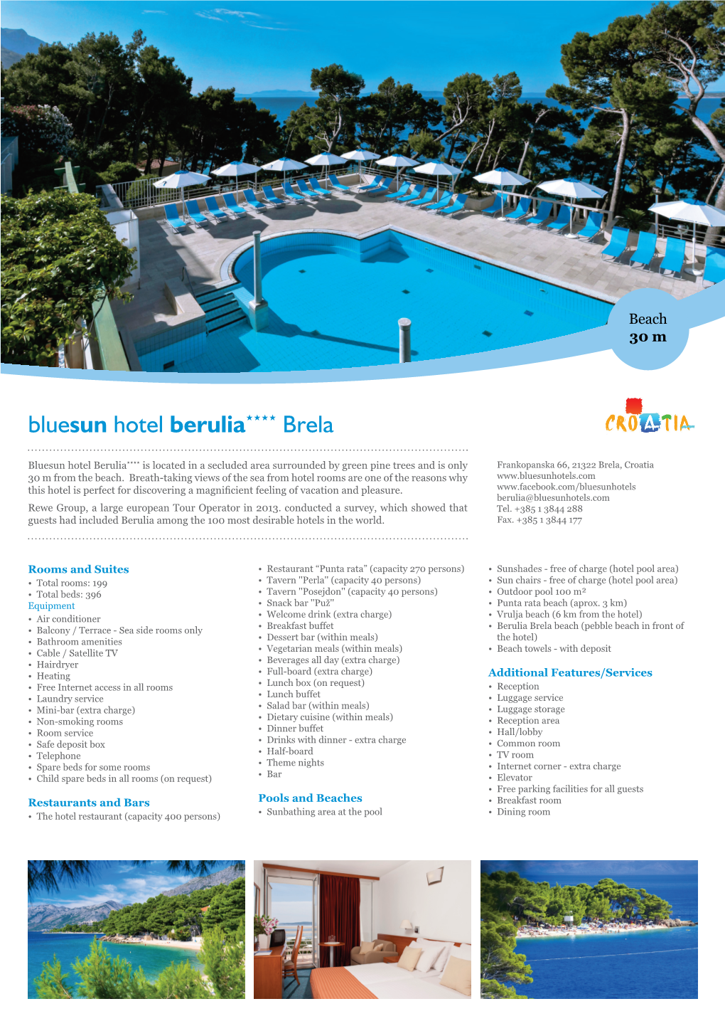 Bluesun Hotel Berulia**** Brela