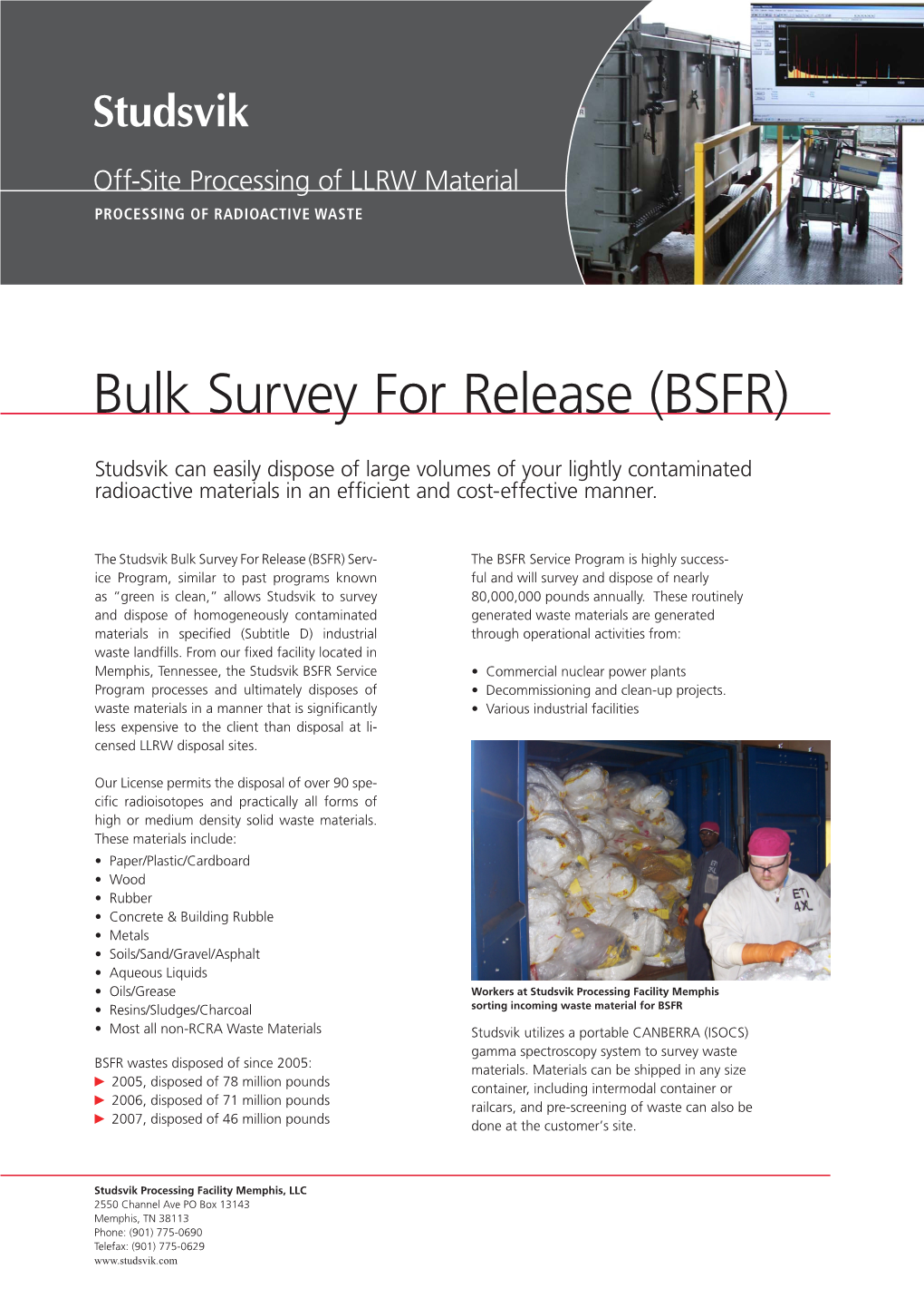 Bulk Survey for Release (BSFR)