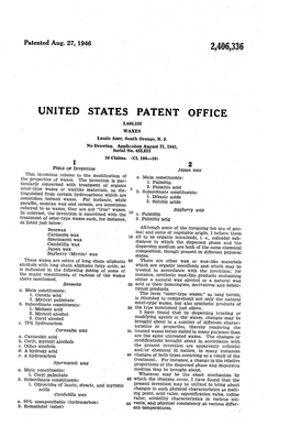2,406,336 United States Patent Office