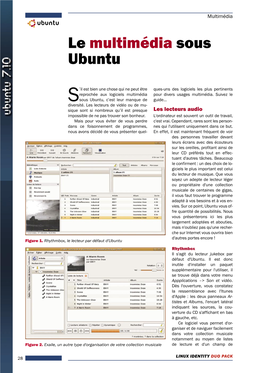 Le Multimédia Sous Ubuntu