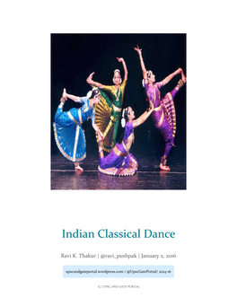 Indian Classical Dance