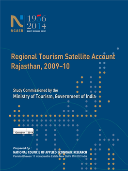 Regional Tourism Satellite Account, Rajasthan, 2009-10