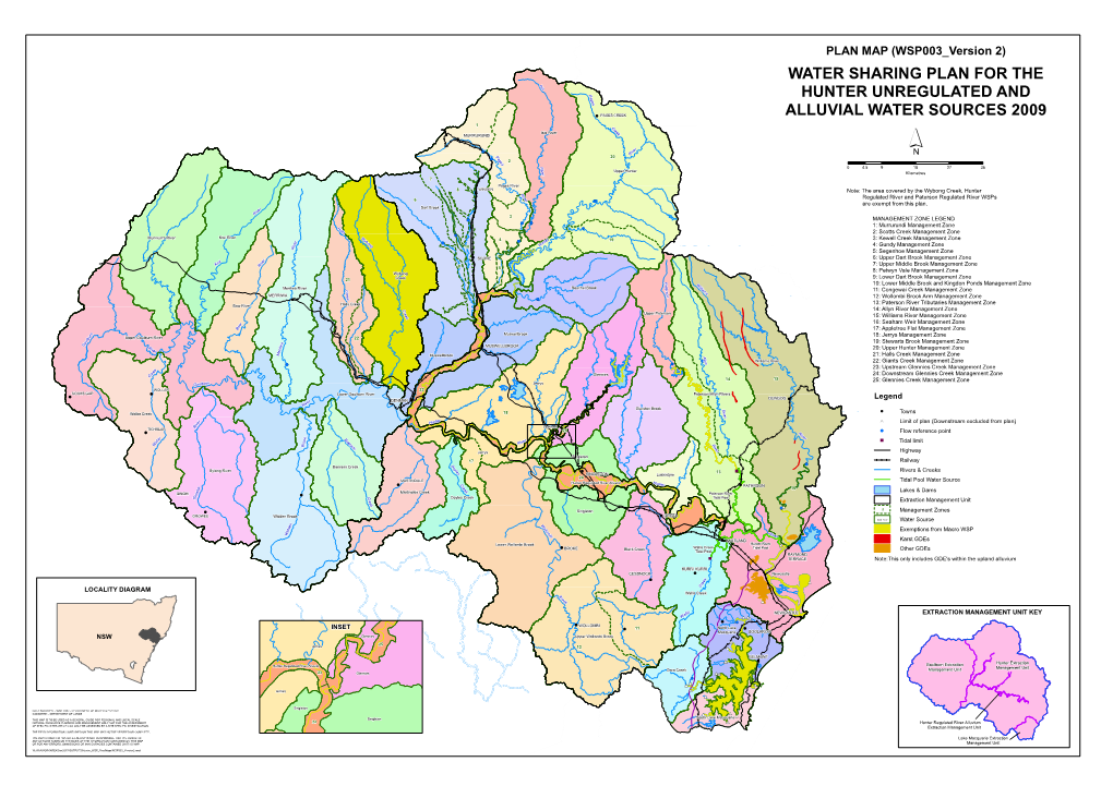 Water Sharing Plan for the Hunter Unregulated And