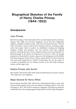 Henry Prinsep's Empire Parents