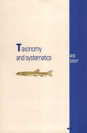 Taxonomy and Systematics the Inland Water Fishes of Africa
