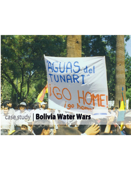 Case Study Bolivia Waterwars.Pdf