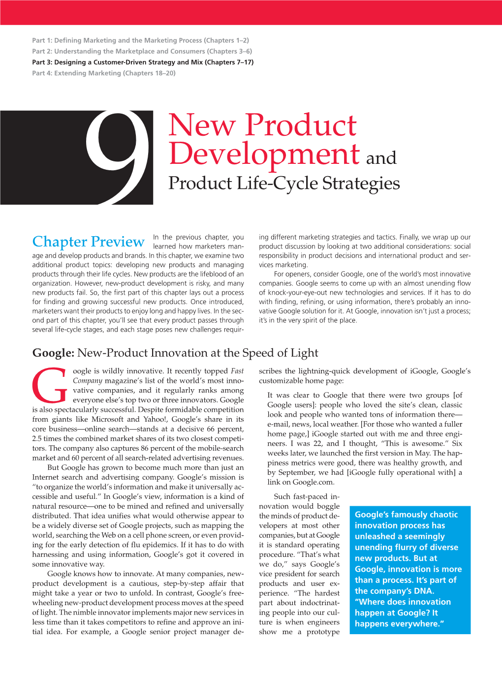 New Product Development and Product Life-Cycle Strategies