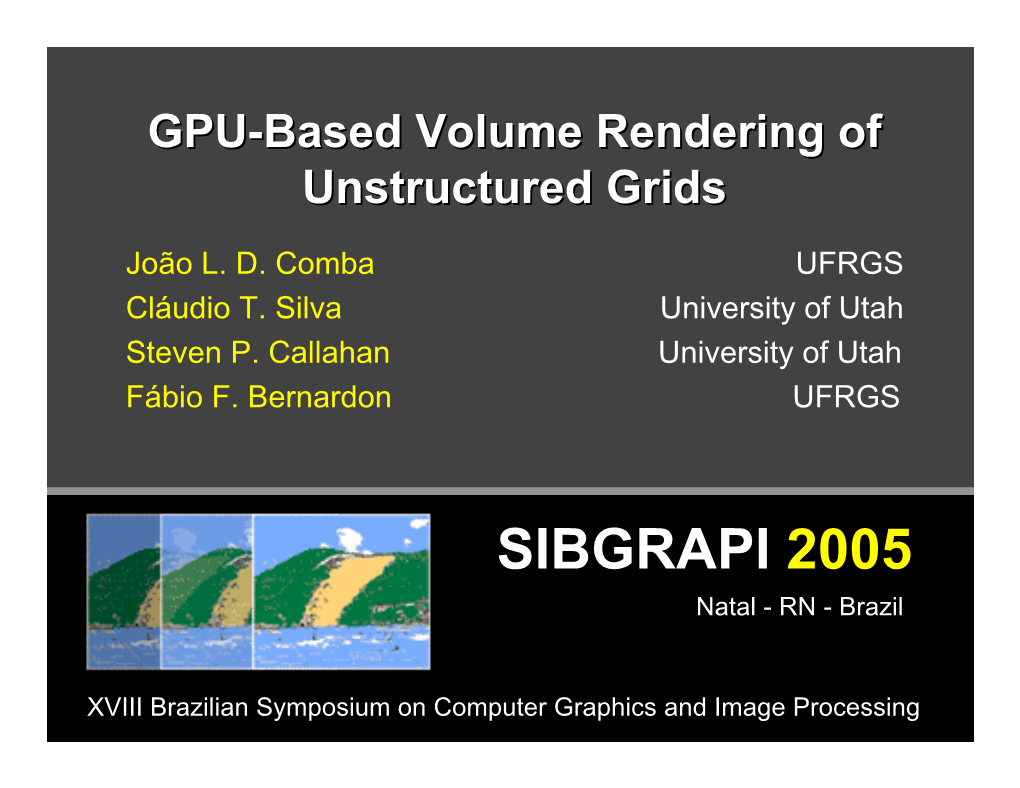 SIBGRAPI 2005 Natal - RN - Brazil