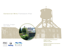 Centennial Mills Framework Plan