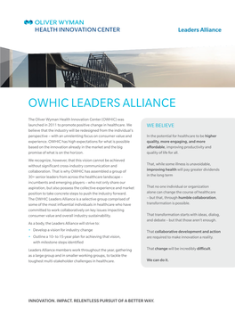Owhic Leaders Alliance