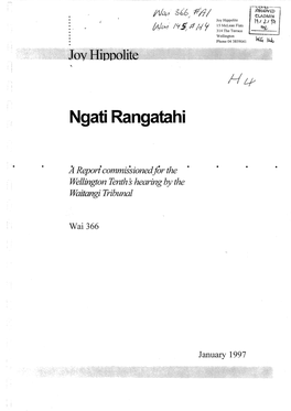 Ngati Rangatahi