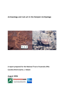 Archaeology and Rock Art in the Dampier Archipelago August 2006