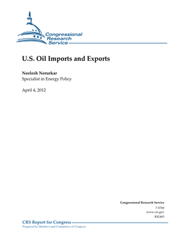 U.S. Oil Imports and Exports