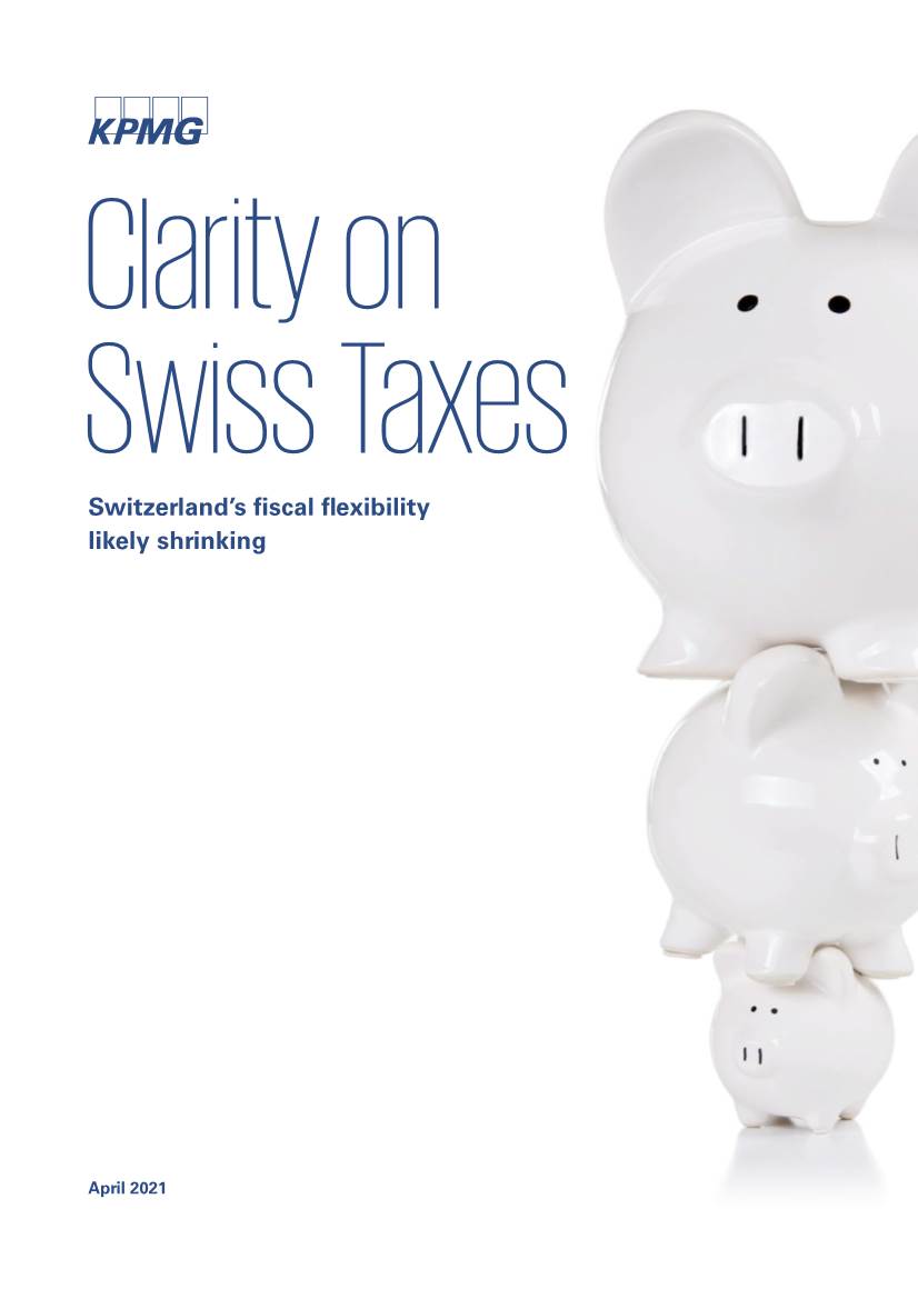 Clarity on Swiss Taxes