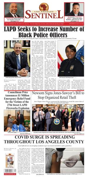 Request for Recruits Was Among the Topics Discussed at the Recent African American Community Forum