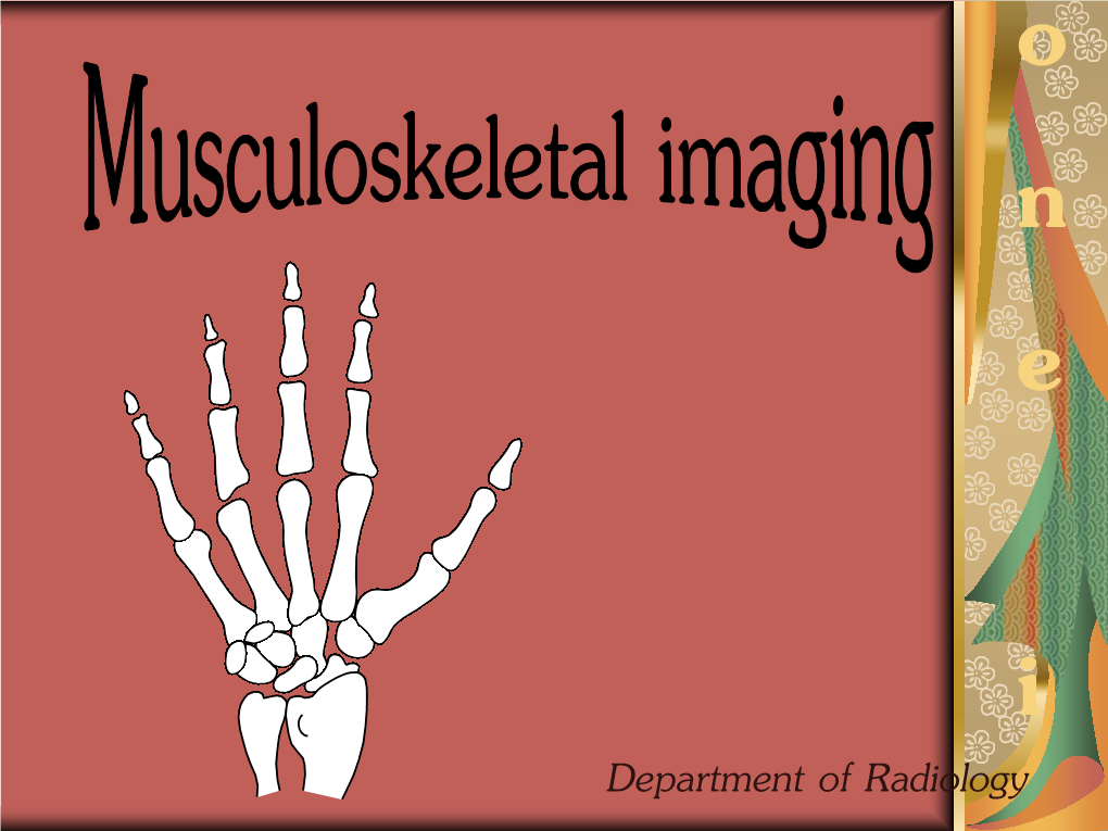 Bone Imaging