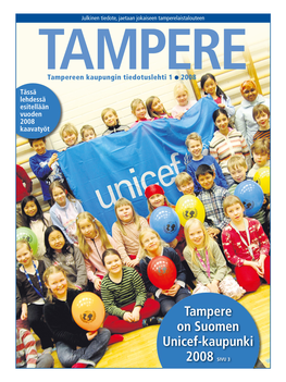 Tampere on Suomen Unicef-Kaupunki