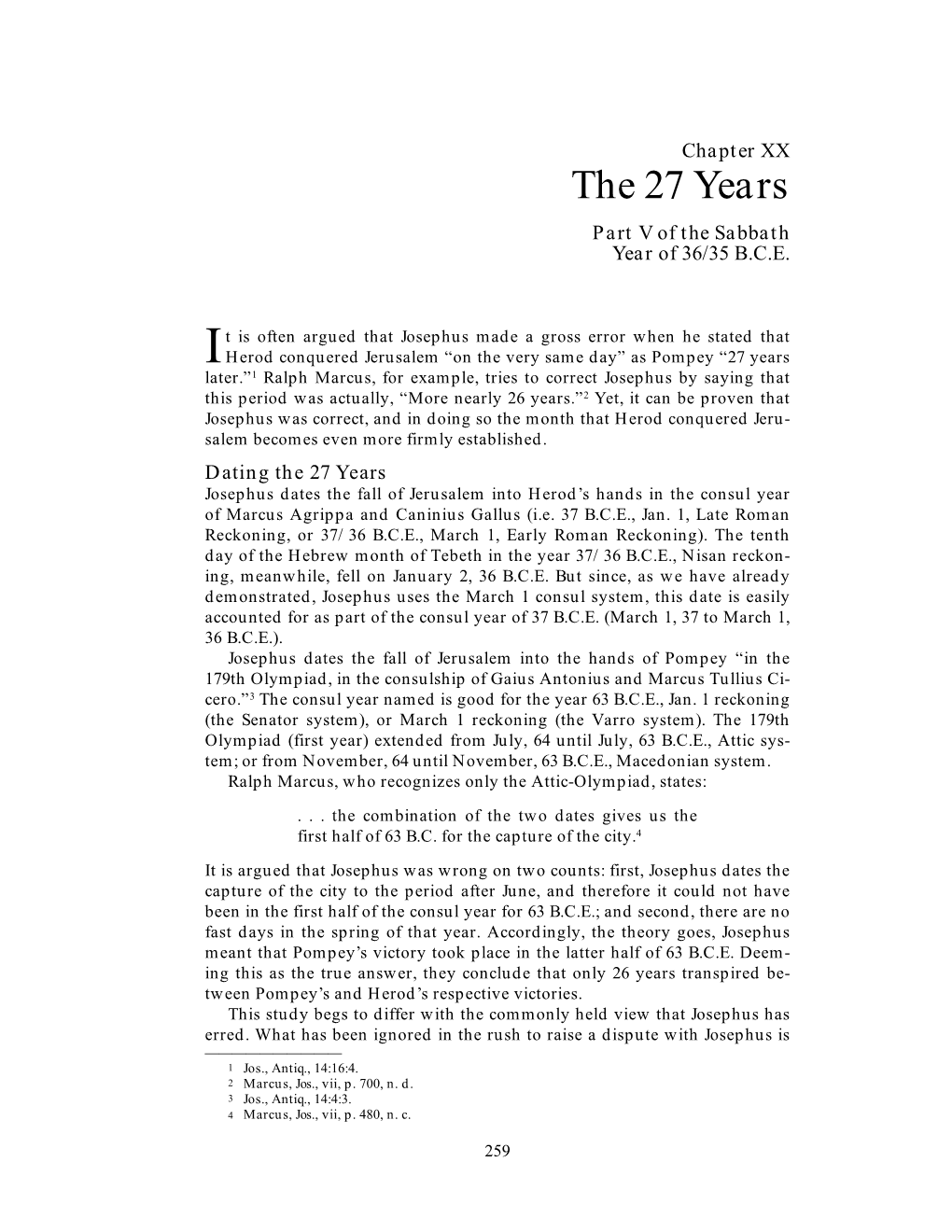 The Sabbath and Jubilee Cycle That There Was a Major Reformation of the Roman Calendar in 46 B.C.E