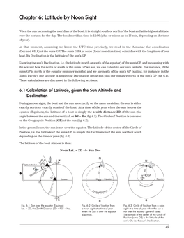 Latitude by Noon Sight