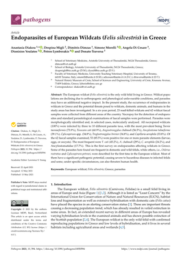 Endoparasites of European Wildcats (Felis Silvestris) in Greece