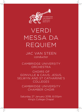 Verdi Messa Da Requiem