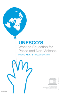 UNESCO's Work on Education for Peace and Non-Violence: Building