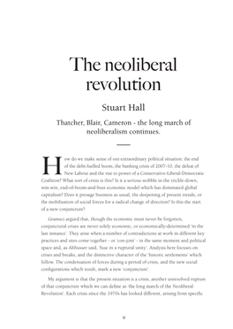 The Neo-Liberal Revolution by Stuart Hall.Pdf