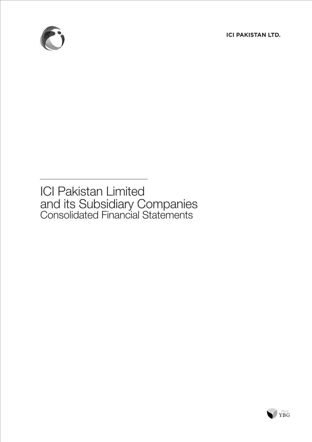 ICI Pakistan Limited and Its Subsidiary Companies