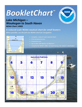 Bookletchart™ Lake Michigan – Waukegan to South Haven NOAA Chart 14905