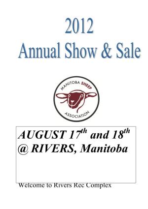 AUGUST 17 and 18 @ RIVERS, Manitoba