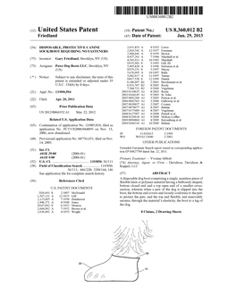 (12) United States Patent (10) Patent No.: US 8,360,012 B2 Friedland (45) Date of Patent: Jan