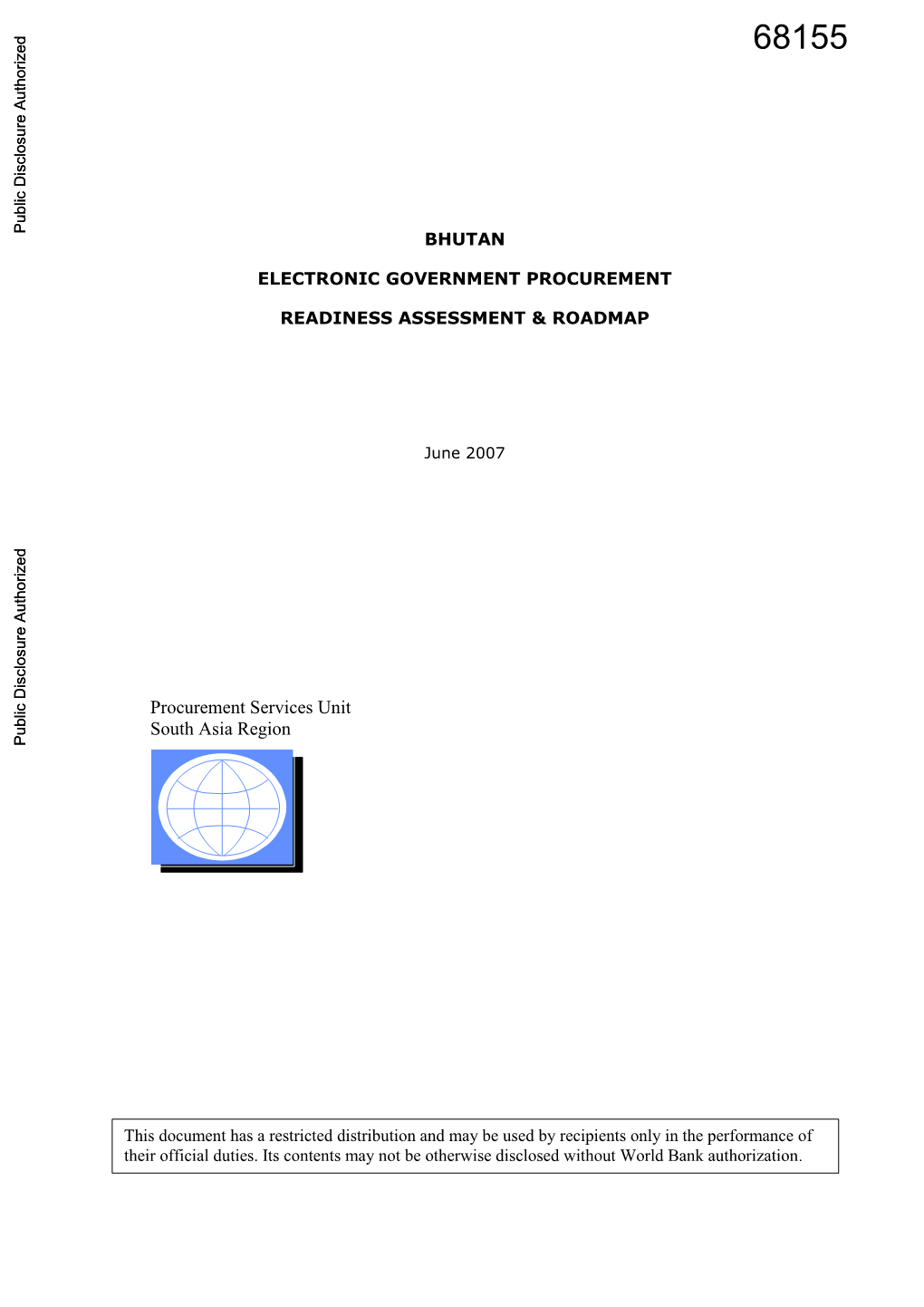 The E-GP Assessment and Implementation Project