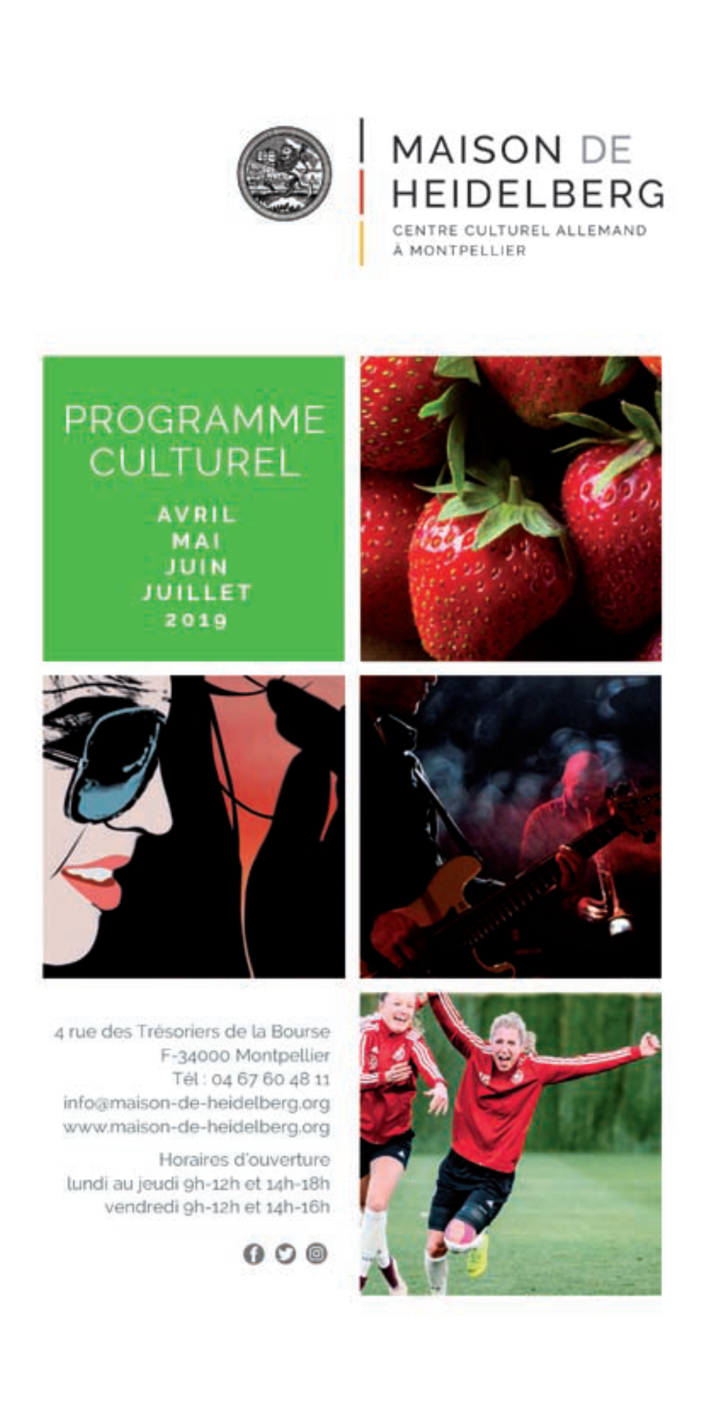 Programme Culturel Avril À Juillet 2019