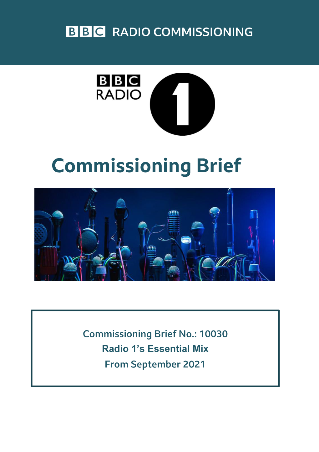 Commissioning Brief