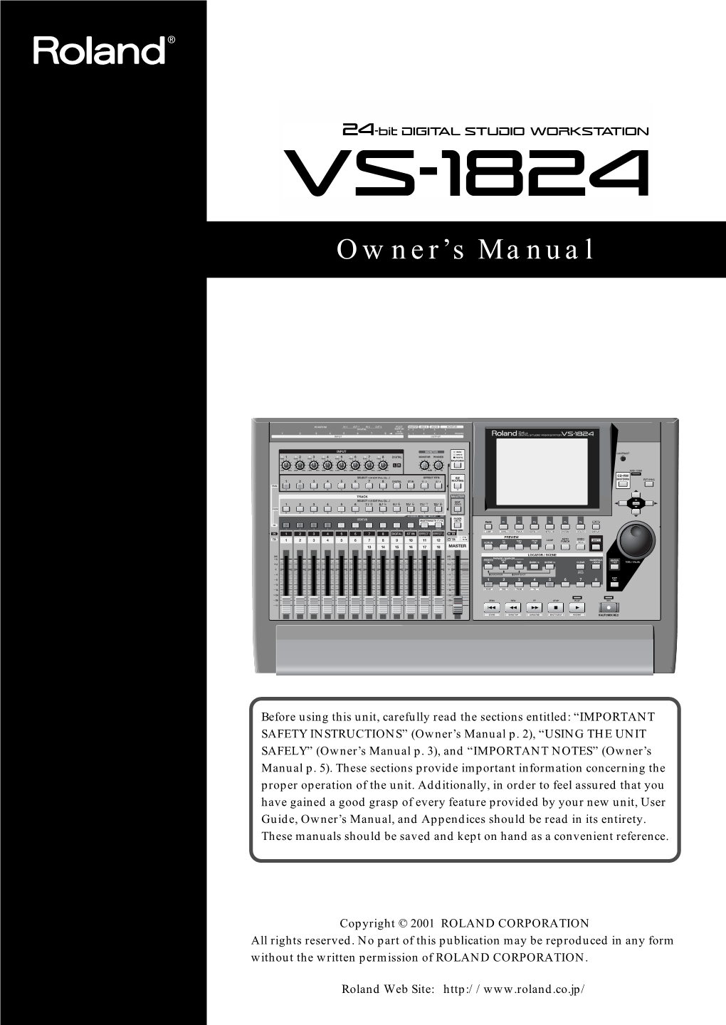 VS-1824 Owner's Manual