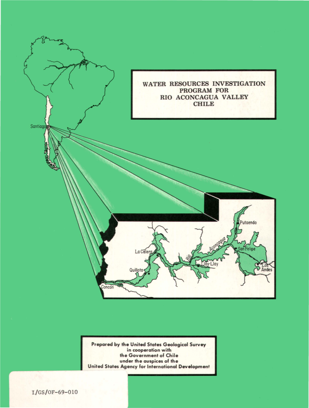 I/Gs/Of-69-010 Water Resources Investigation