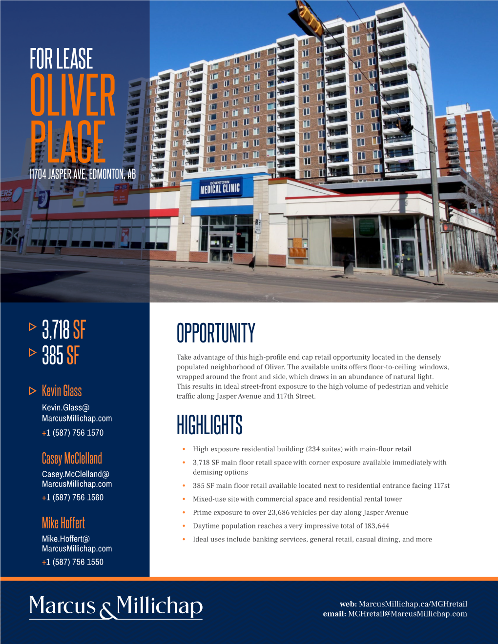 Oliver Place 11704 Jasper Ave, Edmonton, Ab