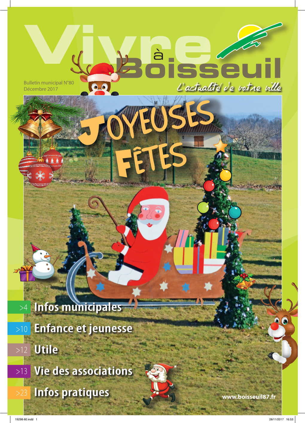 Vivreà Bulletin Municipal N°80 Boisseuil Décembre 2017 L’Actualité De Votre Ville