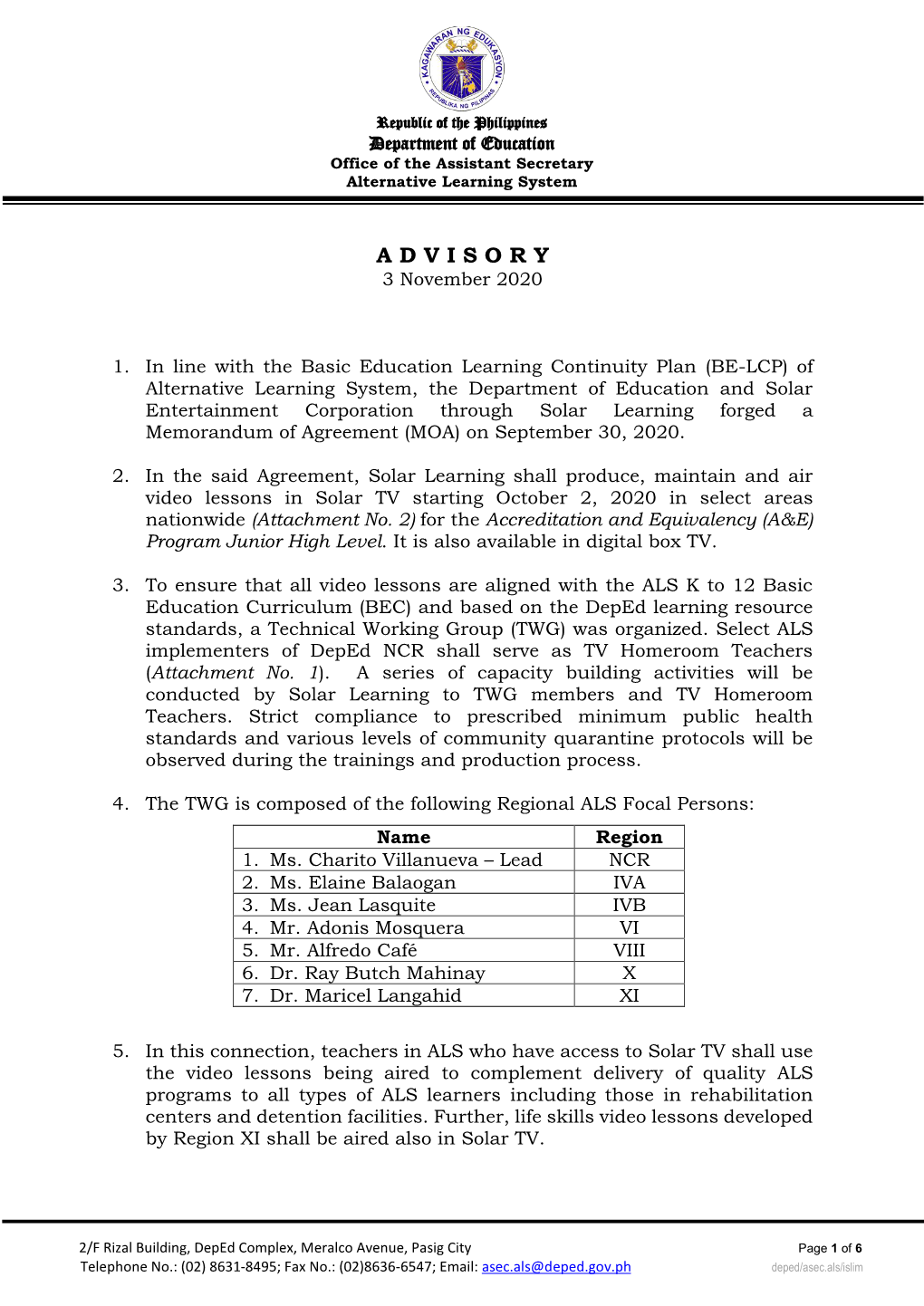 ADVISORY-Solar-TV-3-Nov-2020.Pdf