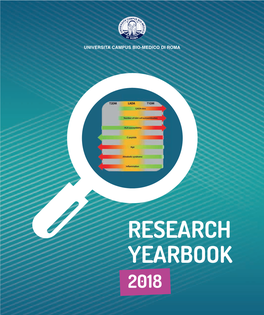 RESEARCH YEARBOOK 2018 Research Yearbook 2018 | Campus Bio-Medico University of Rome Summary