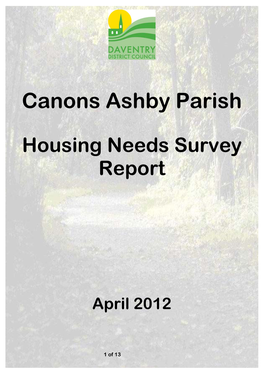 Canons Ashby Parish