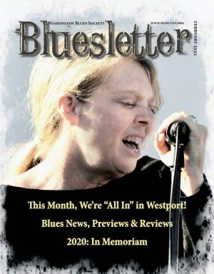In” in Westport! Blues News, Previews & Reviews 2020: in Memoriam