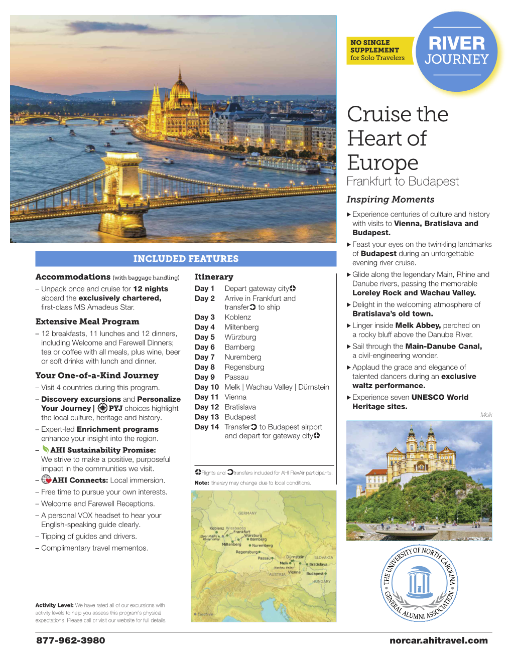 Cruise the Heart of Europe Frankfurt to Budapest