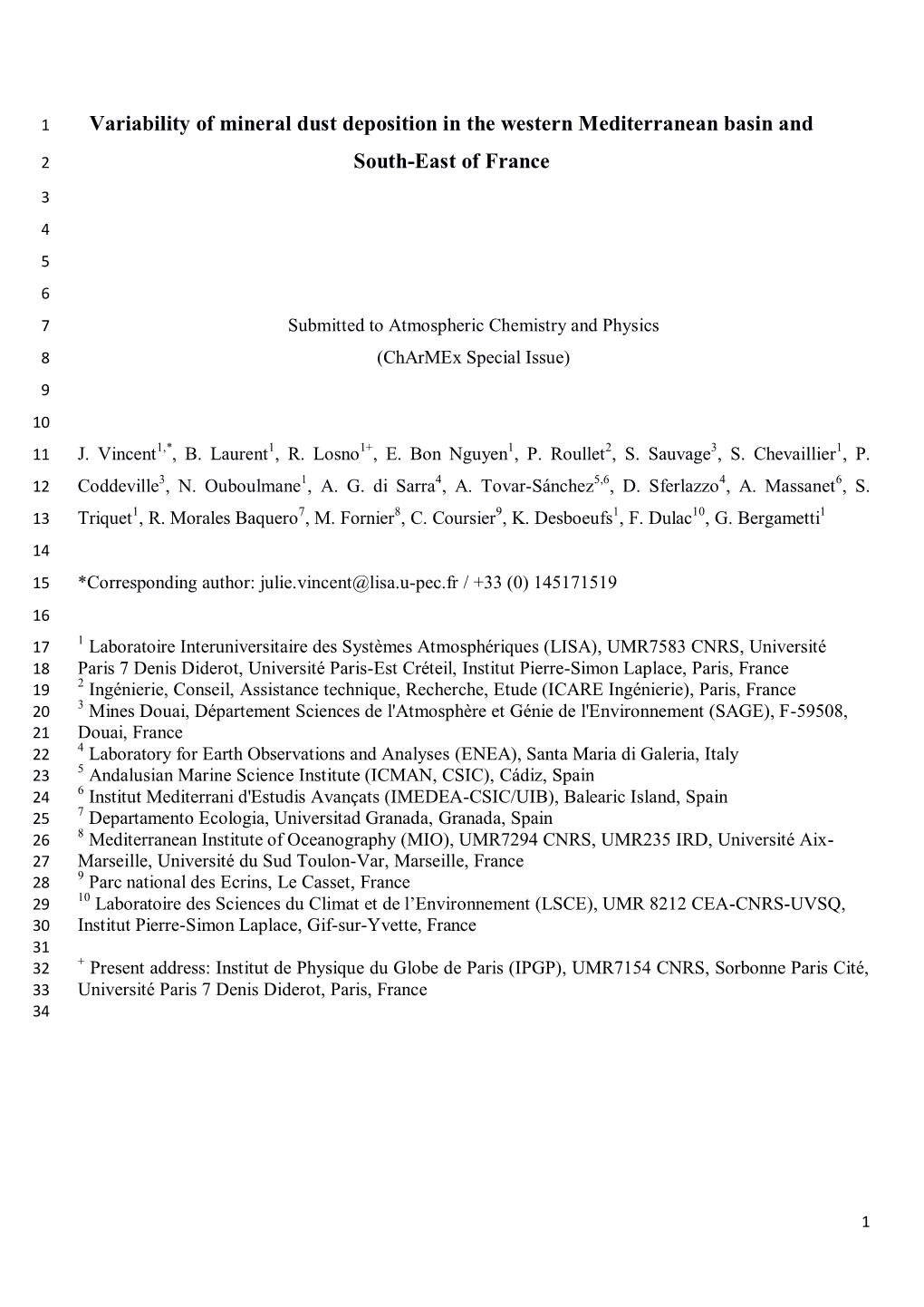 Mineral Dust Deposition Network in the Western Mediterranean Basin