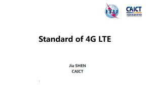 4G LTE Standards