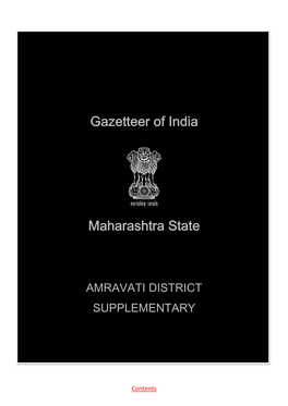 Gazetteer of India Maharashtra State