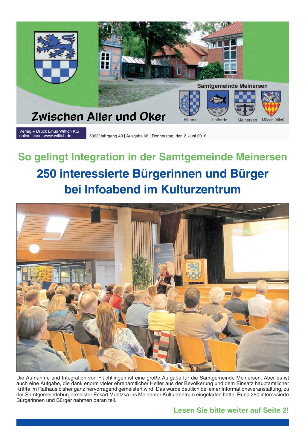 250 Interessierte Bürgerinnen Und Bürger Bei Infoabend Im Kulturzentrum