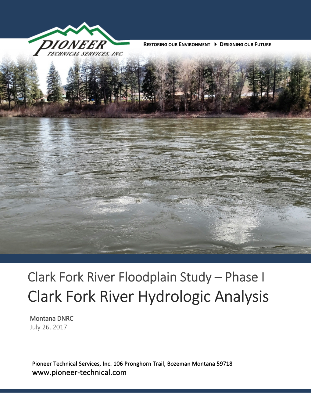 Clark Fork River Hydrologic Analysis