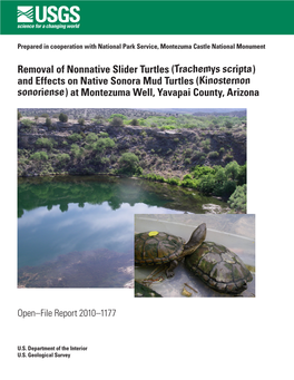 Removal of Nonnative Slider Turtles (Trachemys Scripta) and Effects on Native Sonora Mud Turtles (Kinosternon Sonoriense) at Montezuma Well, Yavapai County, Arizona