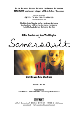 Abbie Cornish Und Sam Worthington Ein Film Von Cate Shortland